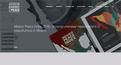 Desktop Screenshot of economicsandpeace.org